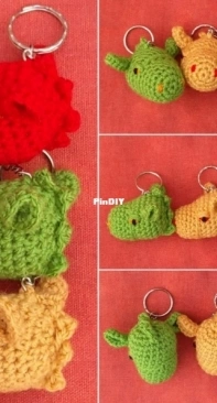 Crochet at Teris - Teri Hamilton - Dragon Keychains - Free
