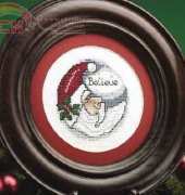 Midnight Santa by Patty Cox Happy Holidays In Cross Stitch