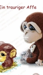 Elena Ermak - Sad monkey - Ein trauriger Affe - German