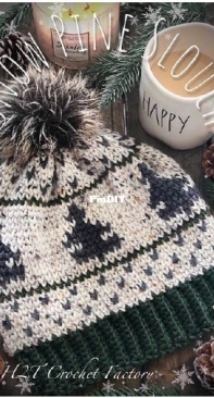 H2t Crochet Factory - Snow Pine Slouch