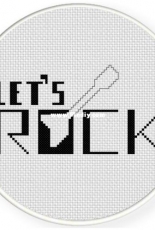 Daily Cross Stitch - Lets Rock