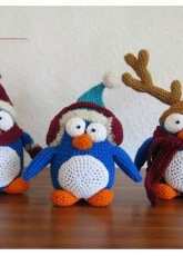 Stephis Kostlichkeiten - Stephanie Koras- Xmas Penguins - Free