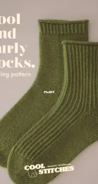 Cool and Curly Socks by Nicole Santos coolstitches
