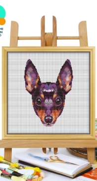 Awesome Pattern Studio - CS2144 - Mandala Toy Fox Terrier XSD