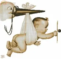 Stork and Baby xsd