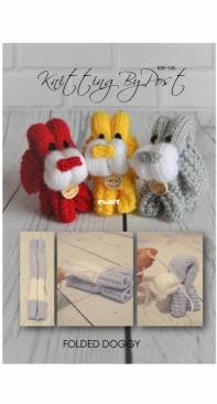 Knitting by Post KBP-185  Folded Doggy