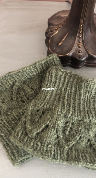 Soft Leaves Boot Cuff by Mary Fore-Free
