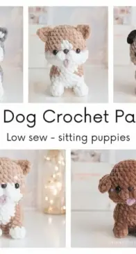 Green Frog Crochet - Thuy Anh - Đặng Thùy Anh - Baby Dogs Sitting Dogs No Sew