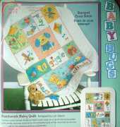 Dimensions 73473 Stamped Cross Stitch - Patchwork Baby Quilt