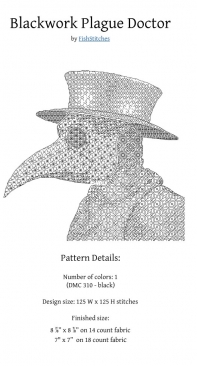 Blackstitch Plague Doctor by FishStitches
