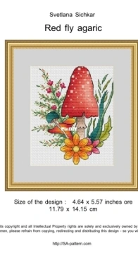 SA-pattern - Red fly agaric by Svetlana Sichkar