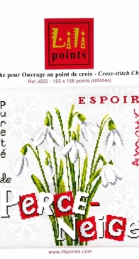 Lili Points - J023 Perce-Neige  XSD + PCS
