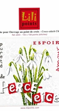 Lili Points - J023 Perce-Neige  XSD + PCS