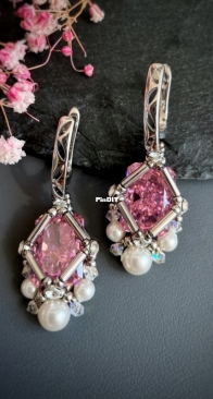 Earrings Geometry by Elena Kostrikina - Russian - Free