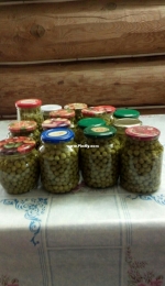 Canned peas