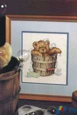 Saturday Night Bath by Leisure Arts from For The Love Of Cross Stitch - September 1995 PCS