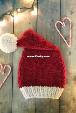 Classic Santa Hat by Lizzy Knits-Free