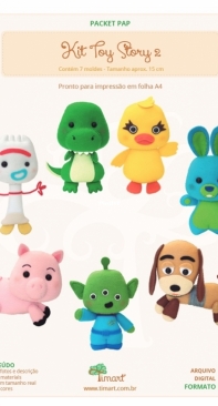 Timart - Fatima Barbosa - Kit Toy Story 2 - Portuguese