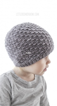 Elm Grain Stitch Hat by Cassandra May-Free Version