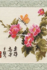 Zolotoe runo TY-004 Rosy flower PCS