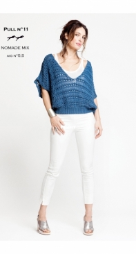Modèle pull CB27-11 - Cheval blanc - French - Free