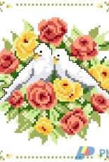 Vervaco - 70.196 - Turtle-Doves