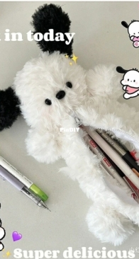 Bizcuizzz - Super Delicious - Pochacco Puppy Pen Bag