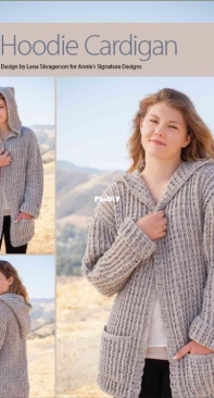 Annies Signature Designs - Lena Skvagerson - 886171 Hoodie Cardigan
