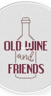 Daily Cross Stitch - Old Wine And Friends