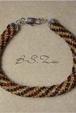 Bead crochet bracelet 1