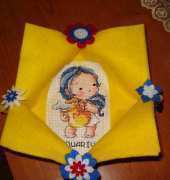 Felt box with baby SODA