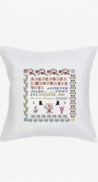 DMC 11159-22 - Collection Musée - Au Fil du Temps - Joséphine Sampler by Thérèse de Dillmont - Free
