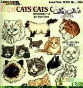 Leisure Arts 513 - Cats, cats cats