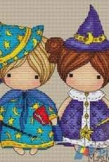EB Design Magic Dolls - Mage and Sorceress by Mila Vozhd