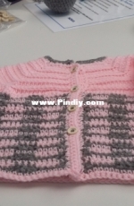 Top Down Pink Waves Cardi