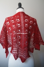 Whispering Whiskers One Skein Shawlette by Michelle Miller-Free