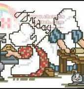 Friday from Leisure Arts 3263 Sunbonnet Sue Yesteryears Sweetheart