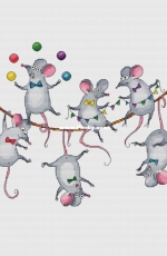 Funny Mice by Yulia Nekrasova