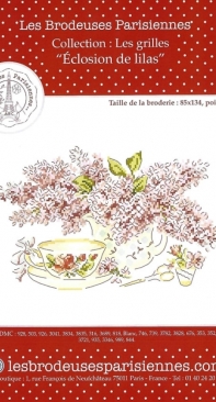 Les Brodeuse Parisiennes LBP - Eclosion de lilas