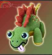 Delicious Crochet - Paola Navarro- Stegosaurus - English
