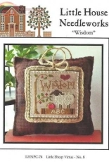 Little House Needleworks LHNPC-74 Little Sheep Virtue No.8 Wisdom