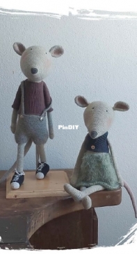 Sosole Puppen - Daria Vild/Wild - Sosole Mouse Franz and Franzi