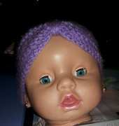 crochet baby turban
