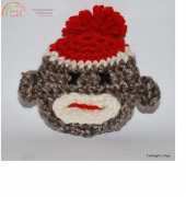 Calleighs Clips - Elisabeth Spivey - 3D Sock Monkey Applique