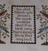 Use What Talents You Possess