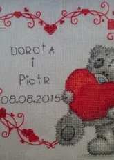 Anchor TT222 Tatty Teddy Wedding Heart