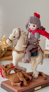 Encantarte Croche - Edna Paulino de Alcantara - Dragon - Dragón - Portuguese