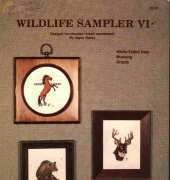 Country Cross Stitch Wildlife Sampler VI Joyce Bailey 1978