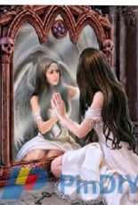 HAED - HAEANSMINI 12377 Mini Magic Mirror by Anne Stokes