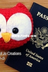 A Morning Cup of Jo Creations - Josephine Wu - Travel Owl Plush - Free